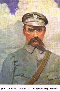 Brygadyer Józef Piłsudski- mal. Z. Korwin Dzbański